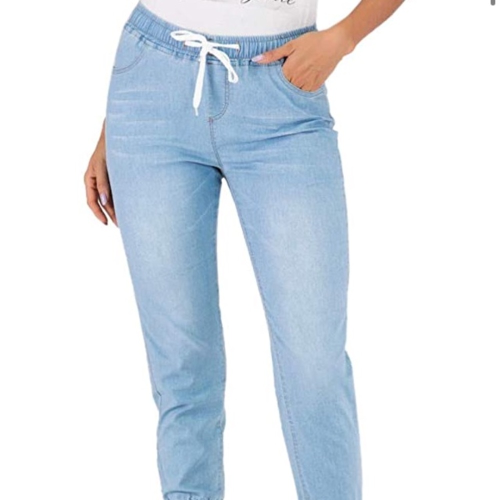 High rise Gogo jeans(jogger style) NWT
